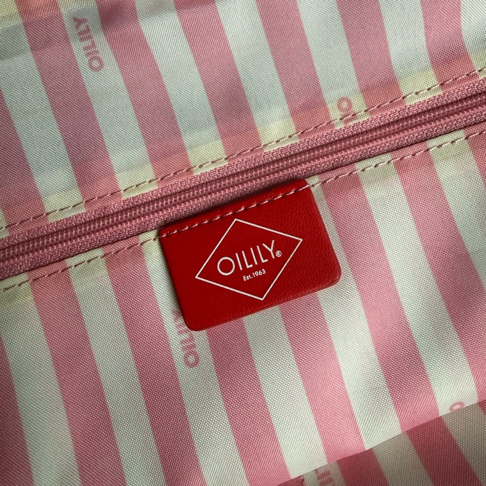 Oilily Oilily Folding City Carry All Raspberry, Raspberry (Red) Nylon Bag - Picture 4 of 8
